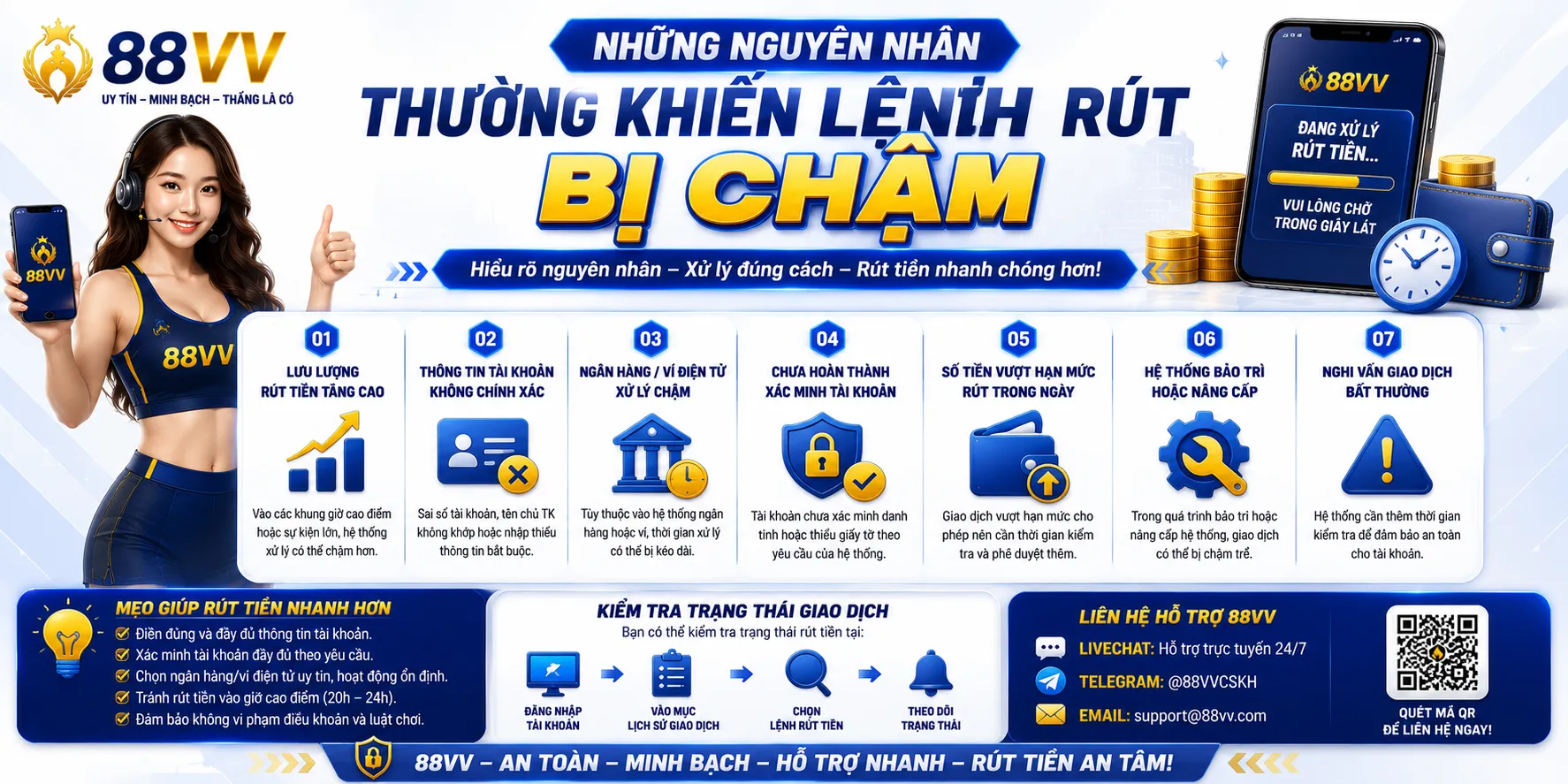Những nguyên nhân thường khiến lệnh rút bị chậm